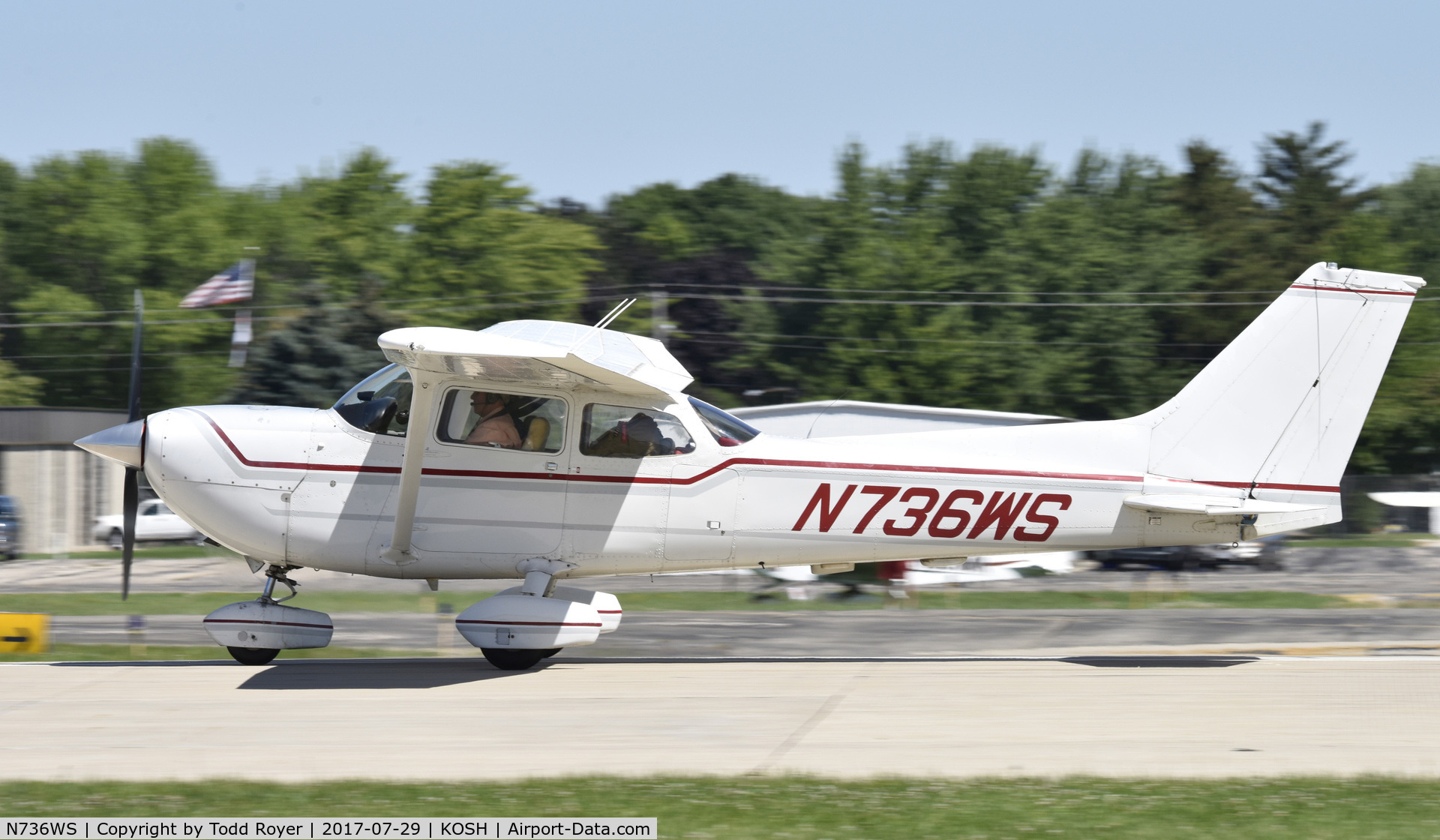 N736WS, 1977 Cessna R172K Hawk XP C/N R1722851, Airventure 2017