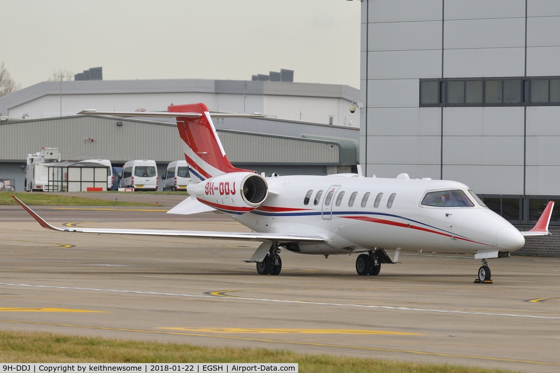 9H-DDJ, 2014 Learjet 75 C/N 45-494, Nice Visitor.