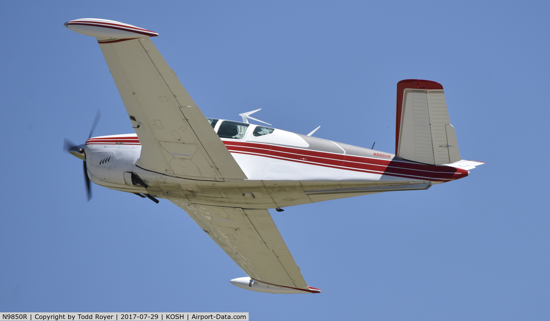 N9850R, 1960 Beech M35 Bonanza C/N D-6401, Airventure 2017
