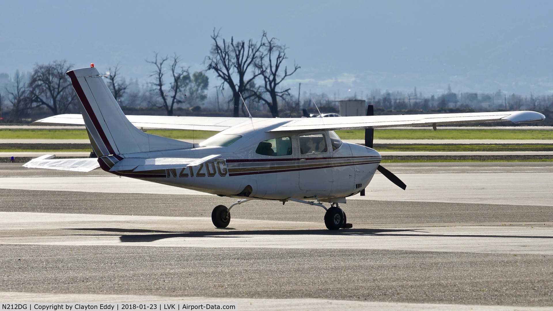 N212DG, 1978 Cessna T210M Turbo Centurion C/N 21062877, Livermore Airport 2018.