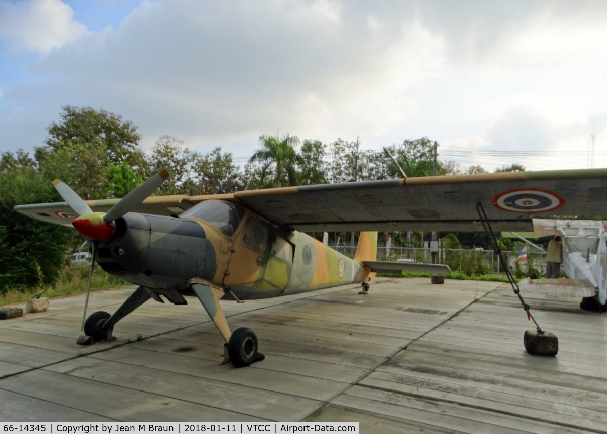 66-14345, 1967 Helio U-10D Super Courier C/N 1247, Preserved at Tango facilities in Chieng Mai. Most likely ex Air America XW-PEA, ex RLaoAF then RTAF, but not confirmed