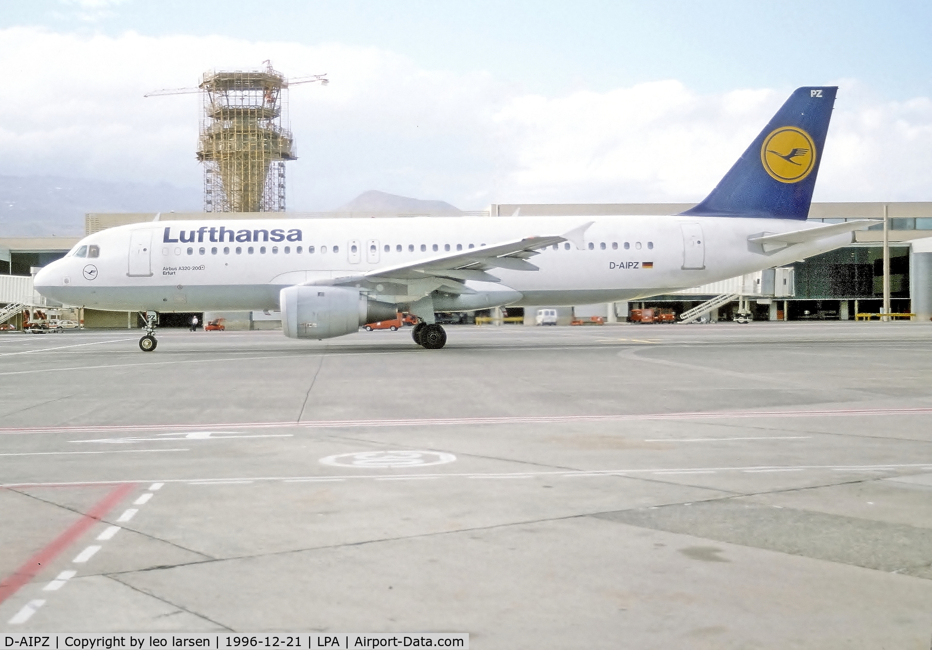 D-AIPZ, 1991 Airbus A320-211 C/N 162, Las Palmas 21.12.1996