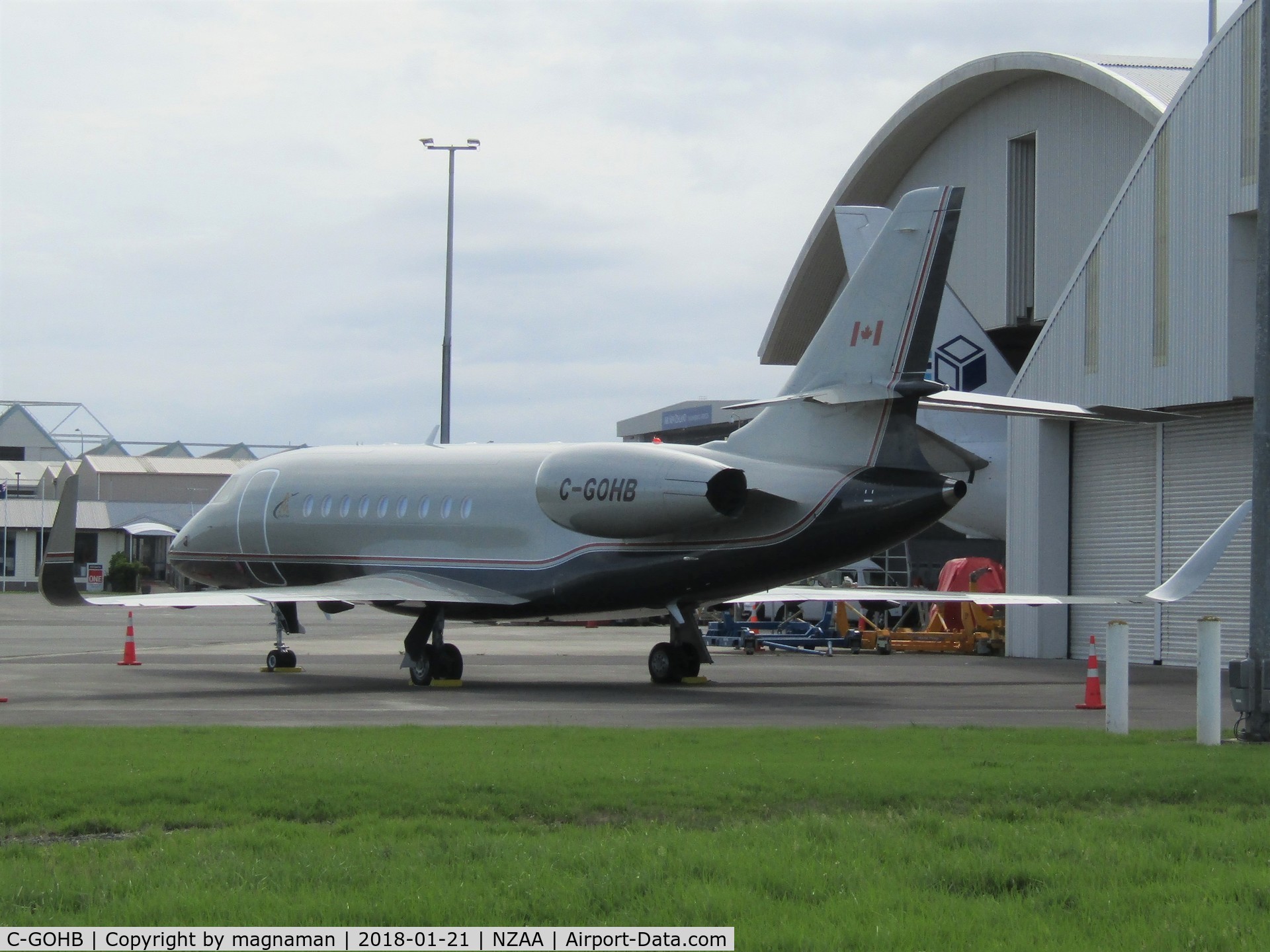 C-GOHB, 2011 Dassault Falcon 2000LX C/N 232, last saw this at Luton in 2016