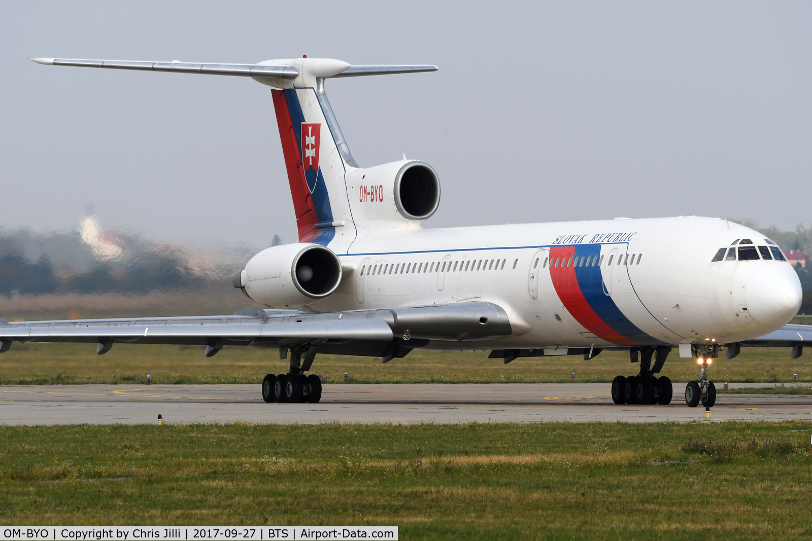 OM-BYO, 1989 Tupolev Tu-154M C/N 89A803, Slovak Government