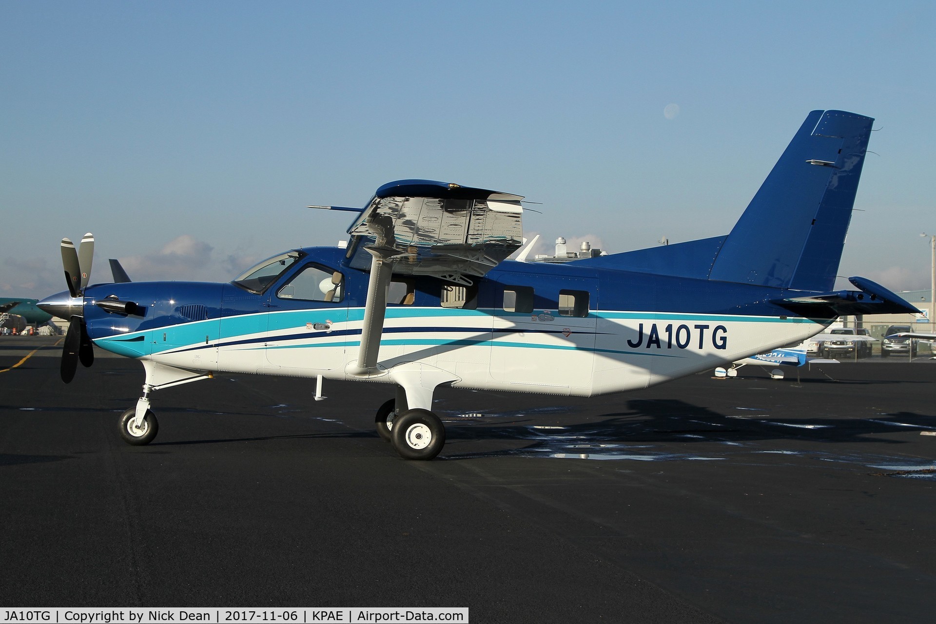 JA10TG, 2017 Quest Kodiak 100 C/N 100-0225, PAE/KPAE sitting outside the paint shop, didn't get the c/n off the data plate and haven't been able to find out which one it is yet, now confrimed as 100-0225