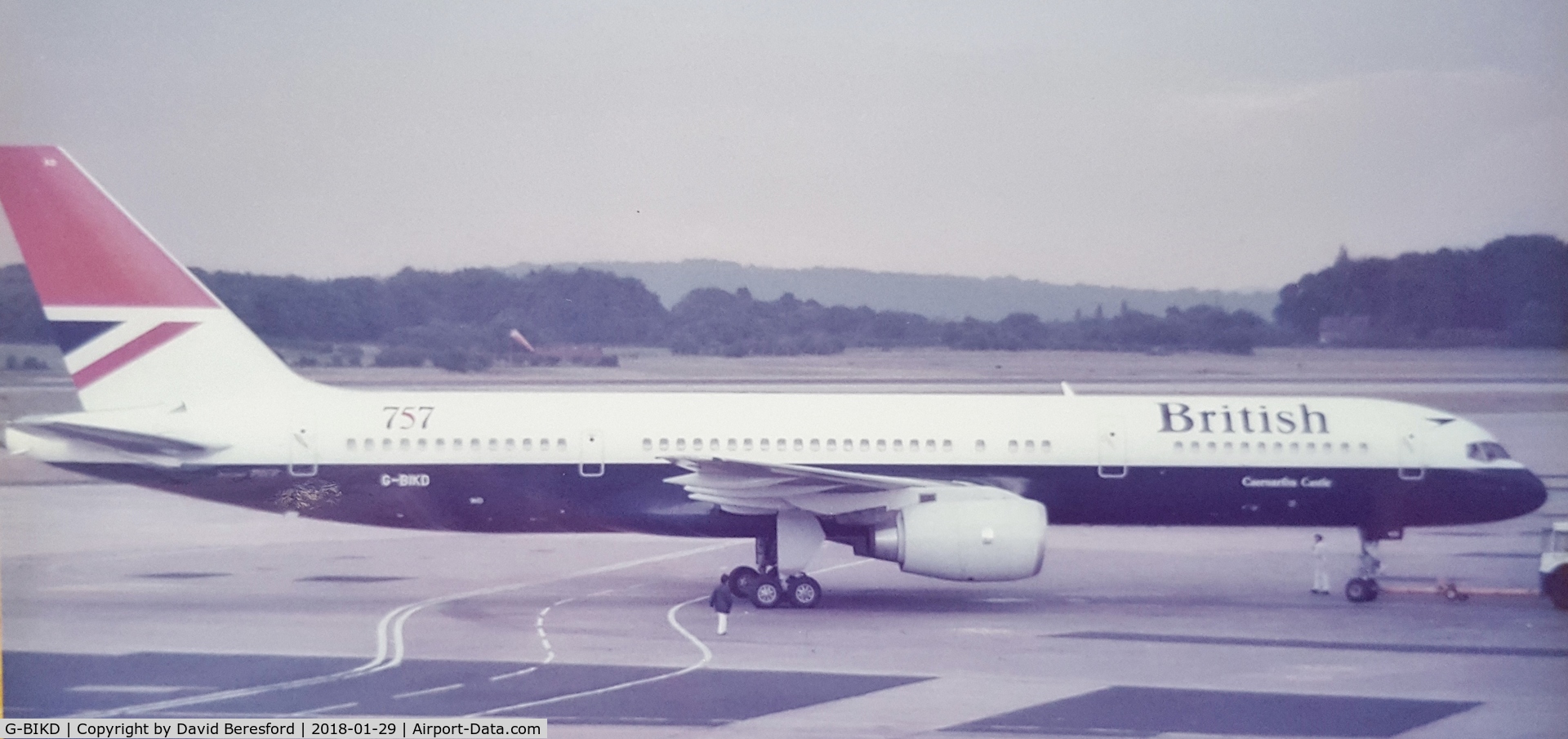 G-BIKD, 1982 Boeing 757-236 C/N 22175, At Manchester 1984