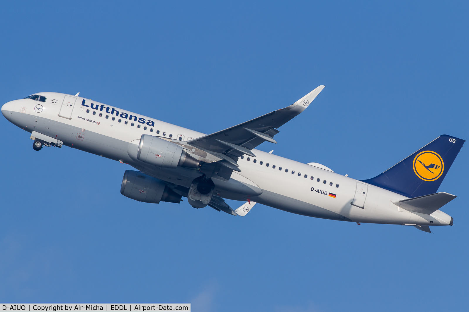 D-AIUO, 2015 Airbus A320-214 C/N 6636, Lufthansa