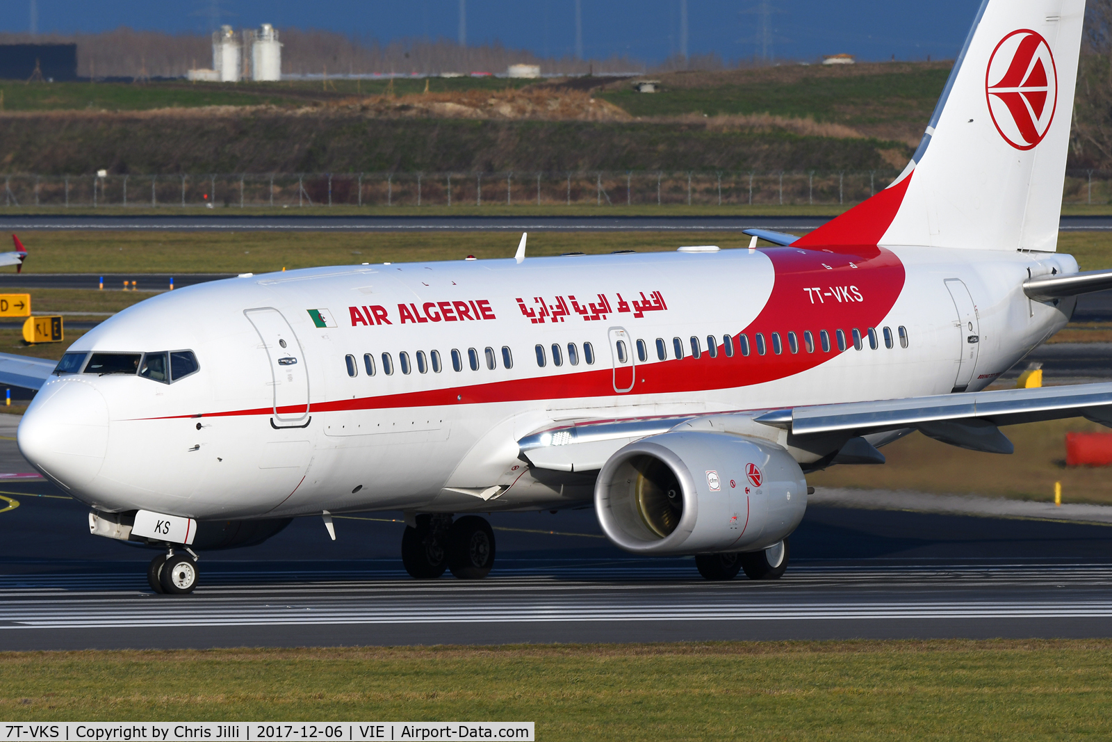 7T-VKS, 2016 Boeing 737-7D6C C/N 61340, Air Algerie