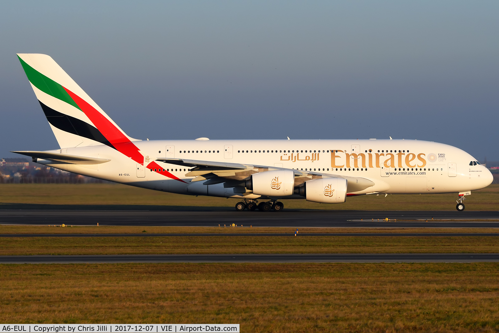 A6-EUL, 2016 Airbus A380-861 C/N 224, Emirates