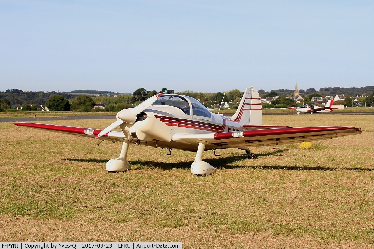 F-PYNI, Pottier P-180S C/N 61, Pottier P-180S, Static display, Morlaix-Ploujean airport (LFRU-MXN) air show 2017