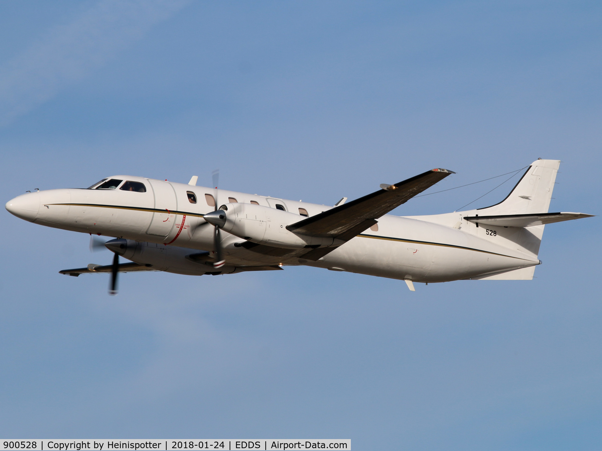 900528, 1990 Fairchild C-26D Metro 23 C/N DC-795M, 900528 at Stuttgart Airport.