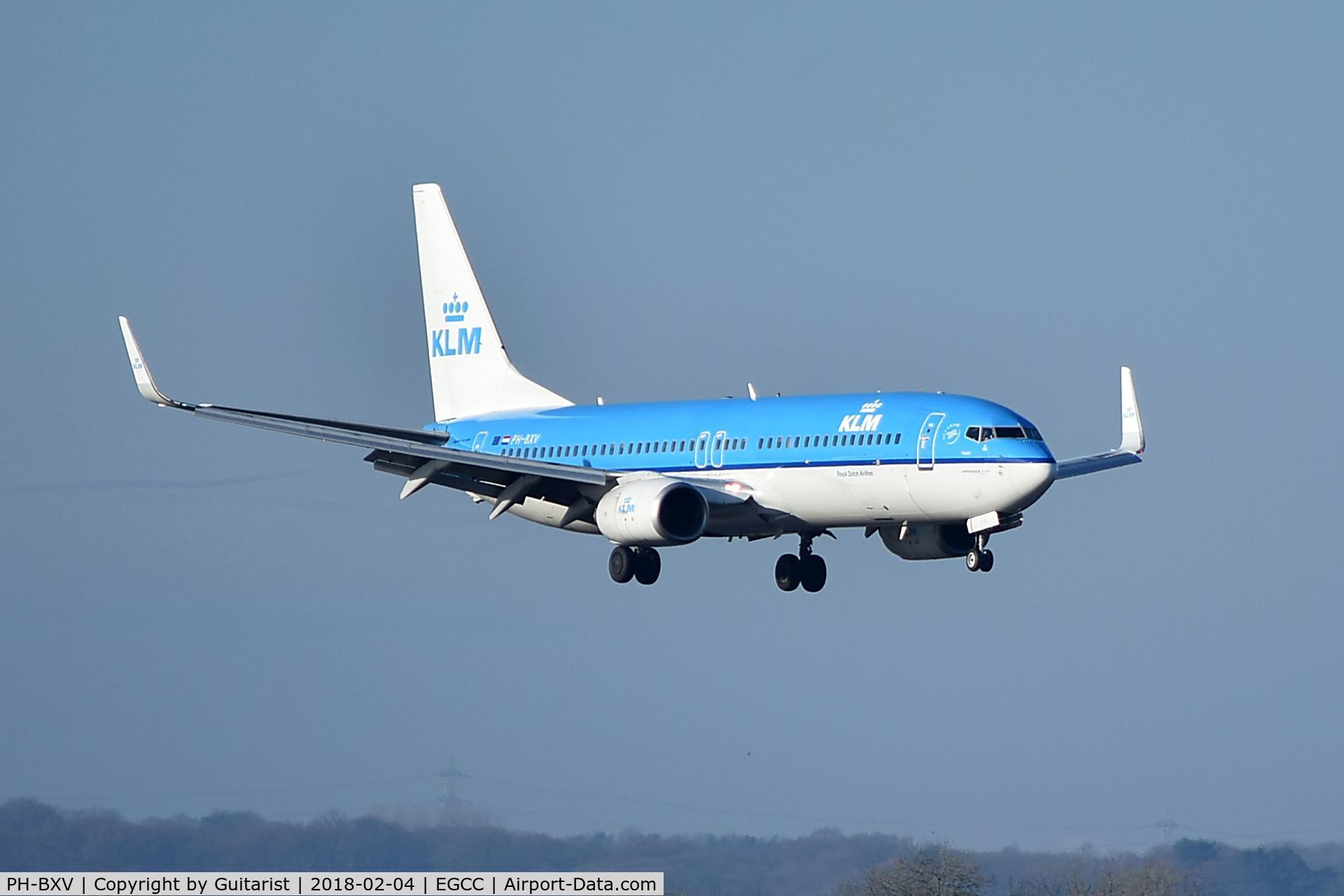 PH-BXV, 2007 Boeing 737-8K2 C/N 30370, At Manchester