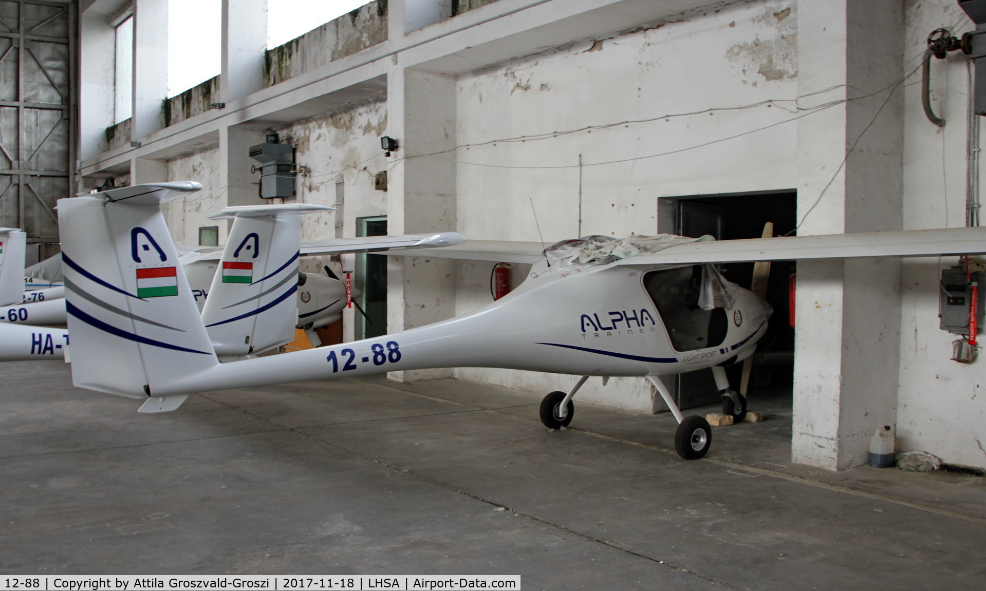 12-88, 2015 Pipistrel Alpha Trainer C/N 728 AT 912, Szentkirályszabadja Airport, ex Military Air base, Hungary