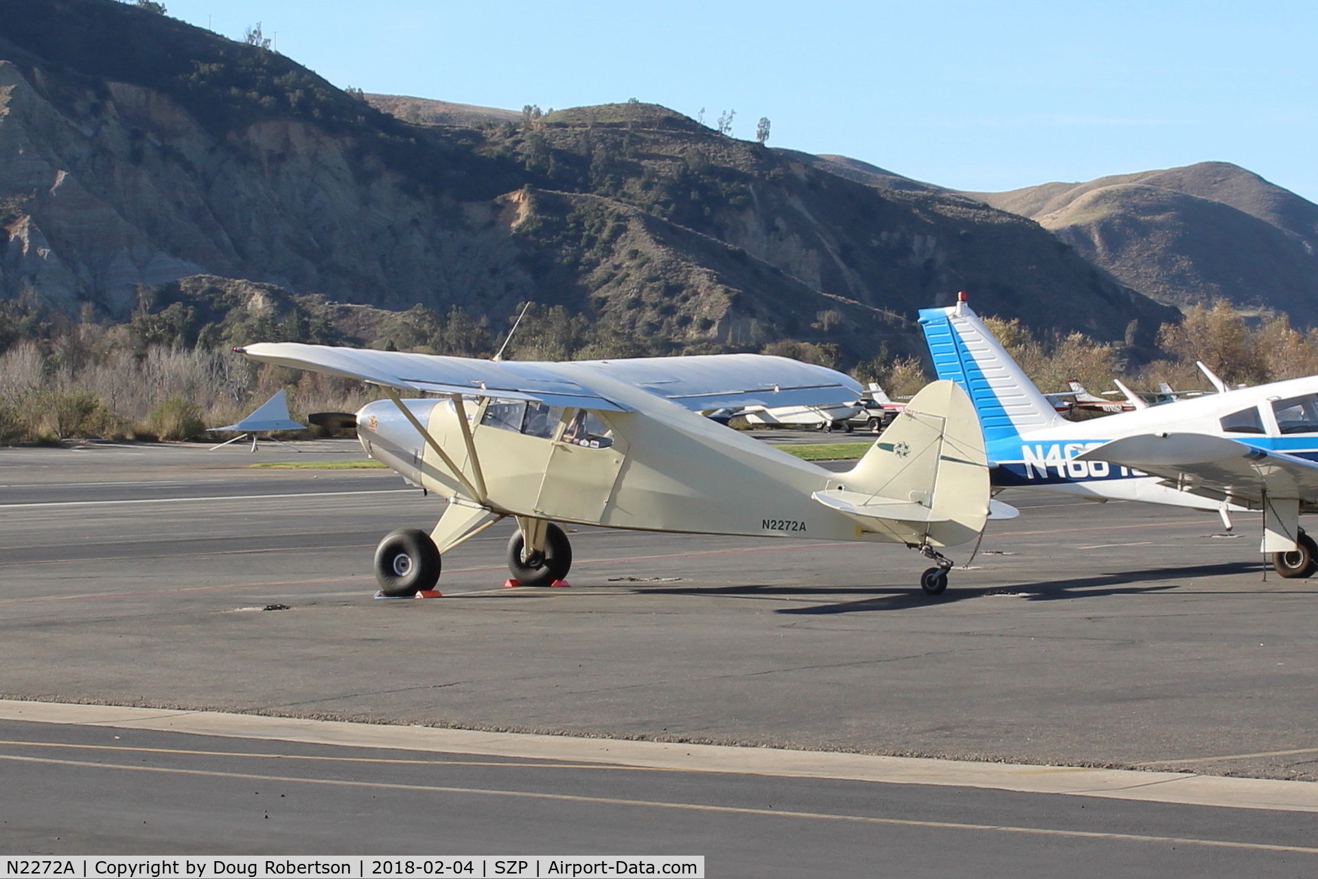 N2272A, 1952 Piper PA-20-135 Pacer C/N 20-911, 1952 Piper PA-20-135 PACER, Lycoming O-290