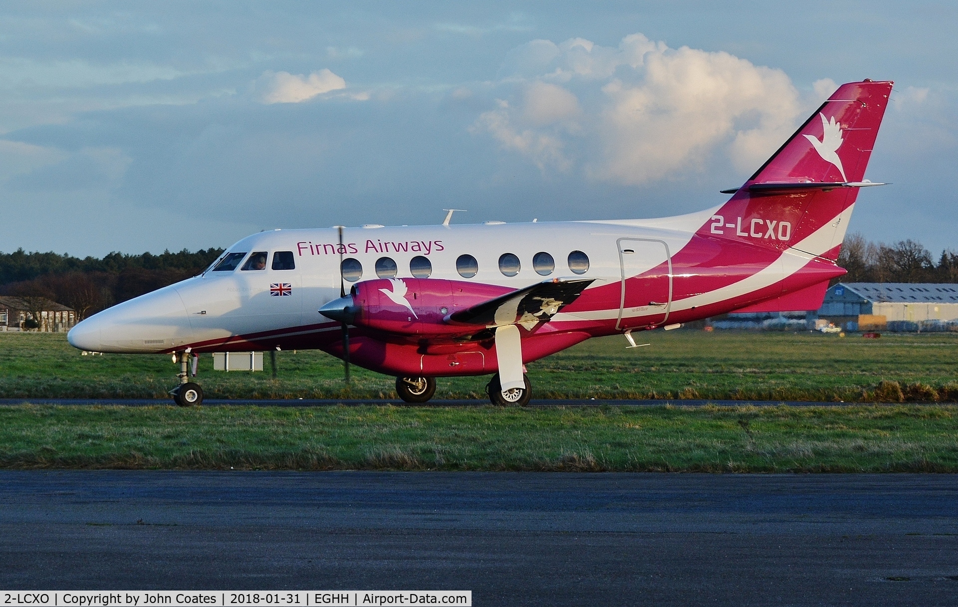 2-LCXO, 1987 British Aerospace BAe-3102 Jetstream 31 C/N 772, Now in Firnas Airways livery