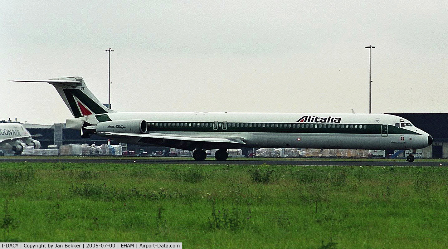 I-DACY, 1991 McDonnell Douglas MD-82 (DC-9-82) C/N 53059, Schiphol Amsterdam