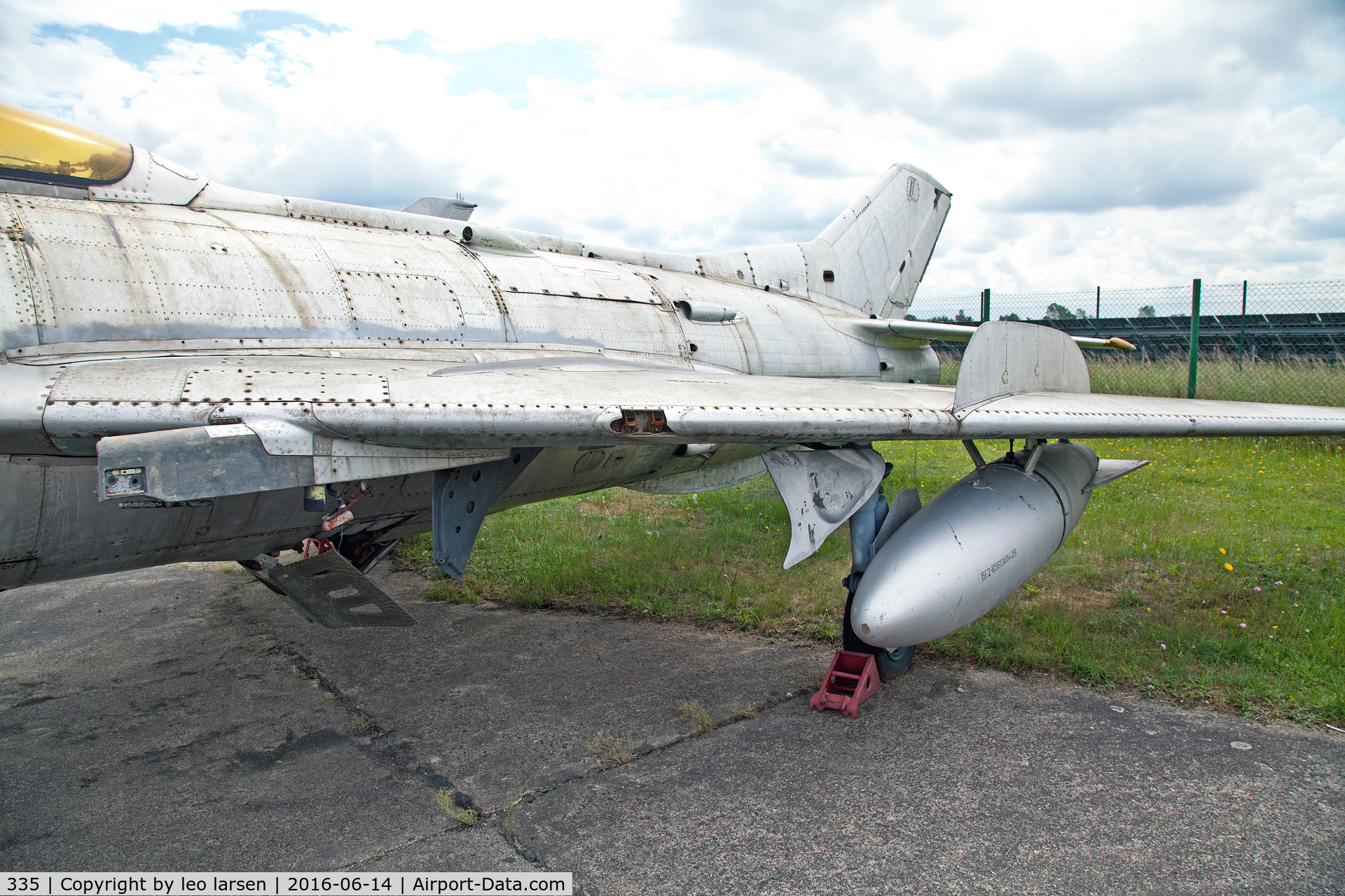 335, 1957 Mikoyan-Gurevich MiG-19PM C/N 650 929, Rothenburg museum 14.6.2016