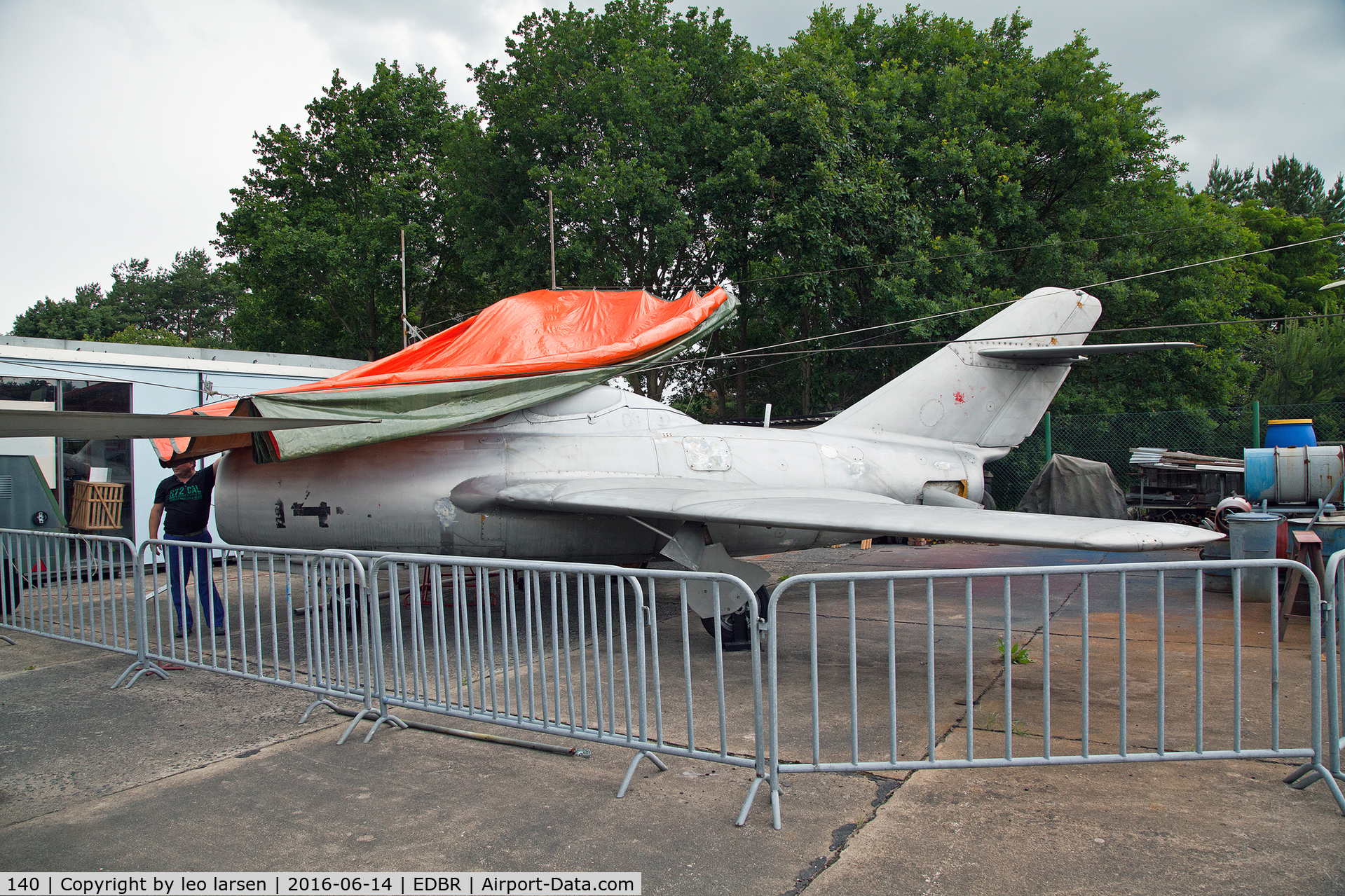 140, Mikoyan-Gurevich MiG-15UTI C/N 722651, Rothenburg museum 14.6.2016