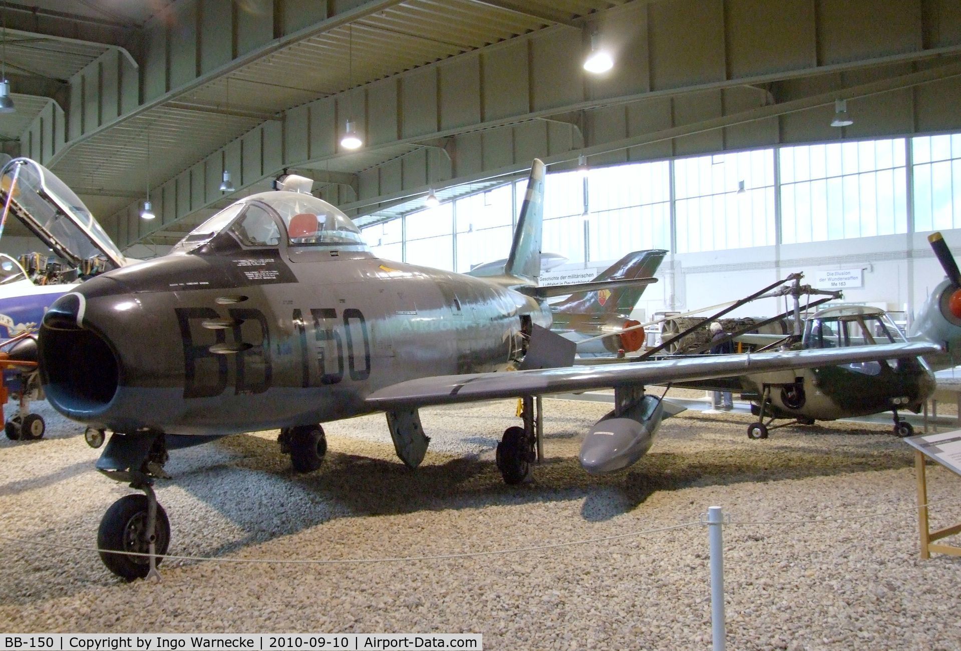 BB-150, Canadair CL-13A Sabre 5 C/N 895, Canadair CL-13A Sabre 5 (F-86) at the Luftwaffenmuseum, Berlin-Gatow