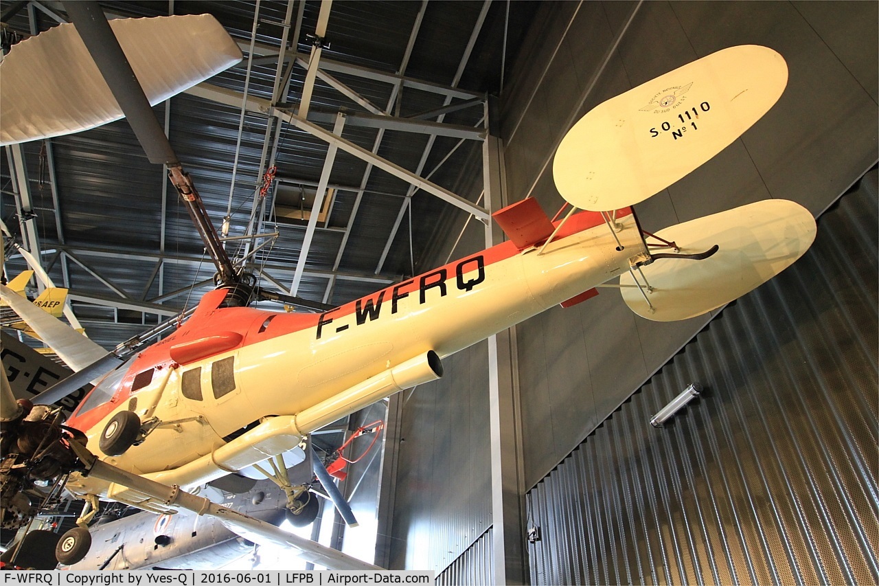 F-WFRQ, Sud-Ouest SO.1110 Ariel II C/N 01, Sud-Ouest SO.1110 Ariel II, Air & Space Museum Paris-Le Bourget (LFPB)