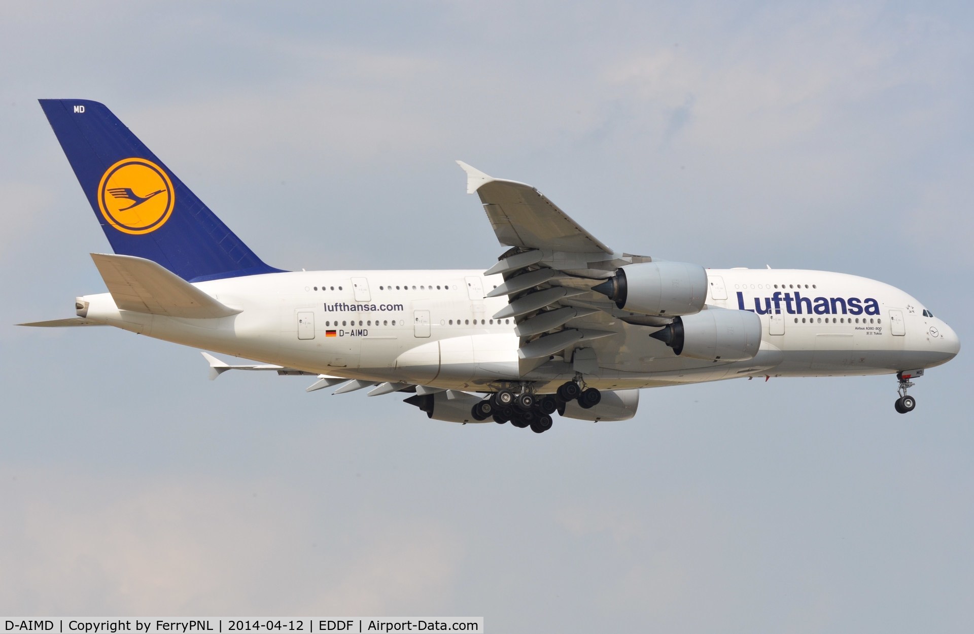 D-AIMD, 2010 Airbus A380-841 C/N 048, Lufthansa A388