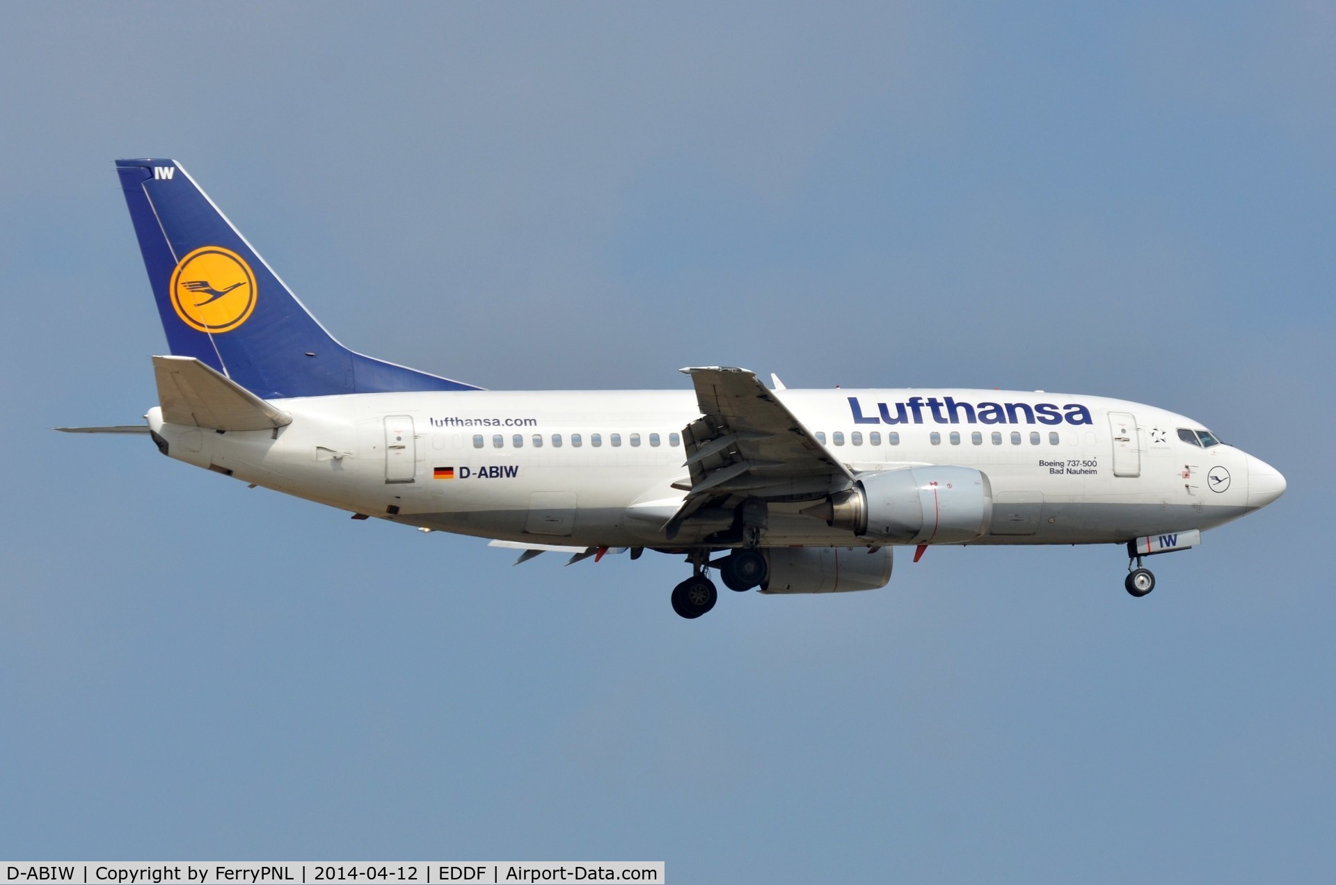 D-ABIW, 1991 Boeing 737-530 C/N 24945, Lufthansa B735. Now flying in Peru.