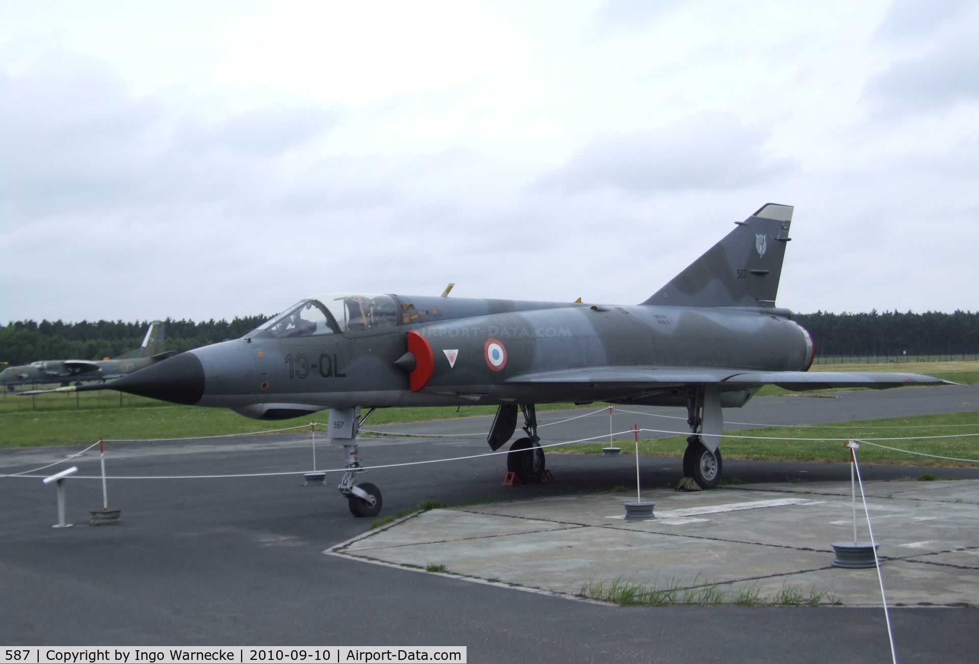 587, Dassault Mirage IIIE C/N 587, Dassault Mirage III E at the Luftwaffenmuseum, Berlin-Gatow
