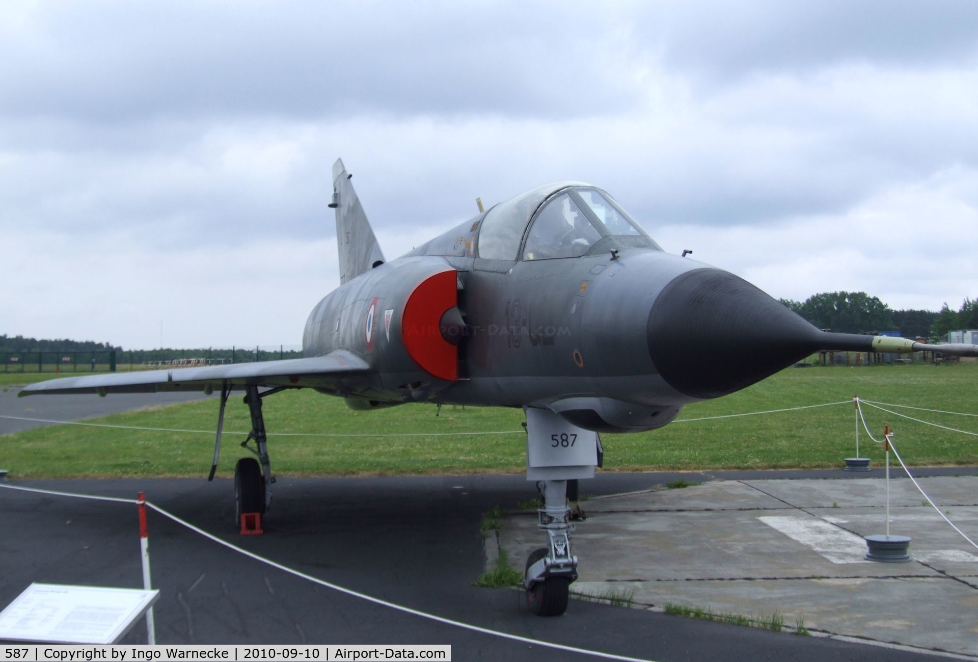 587, Dassault Mirage IIIE C/N 587, Dassault Mirage III E at the Luftwaffenmuseum, Berlin-Gatow