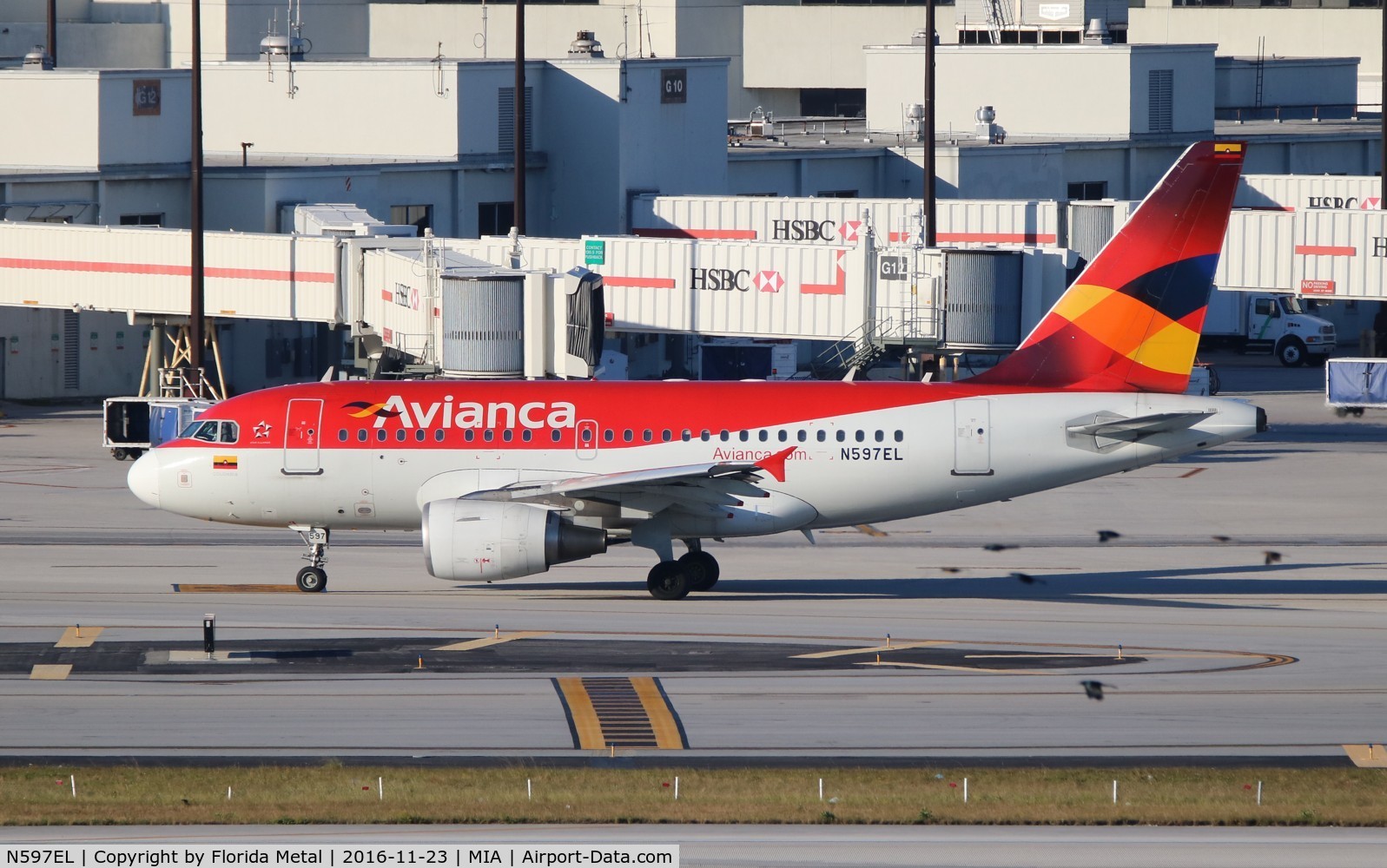 N597EL, 2005 Airbus A318-111 C/N 2544, Avianca