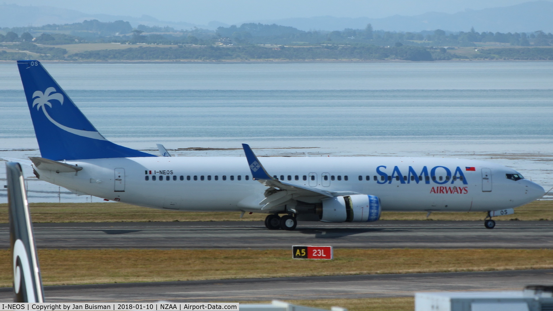 I-NEOS, 2002 Boeing 737-86N C/N 32733, Samoa Airways