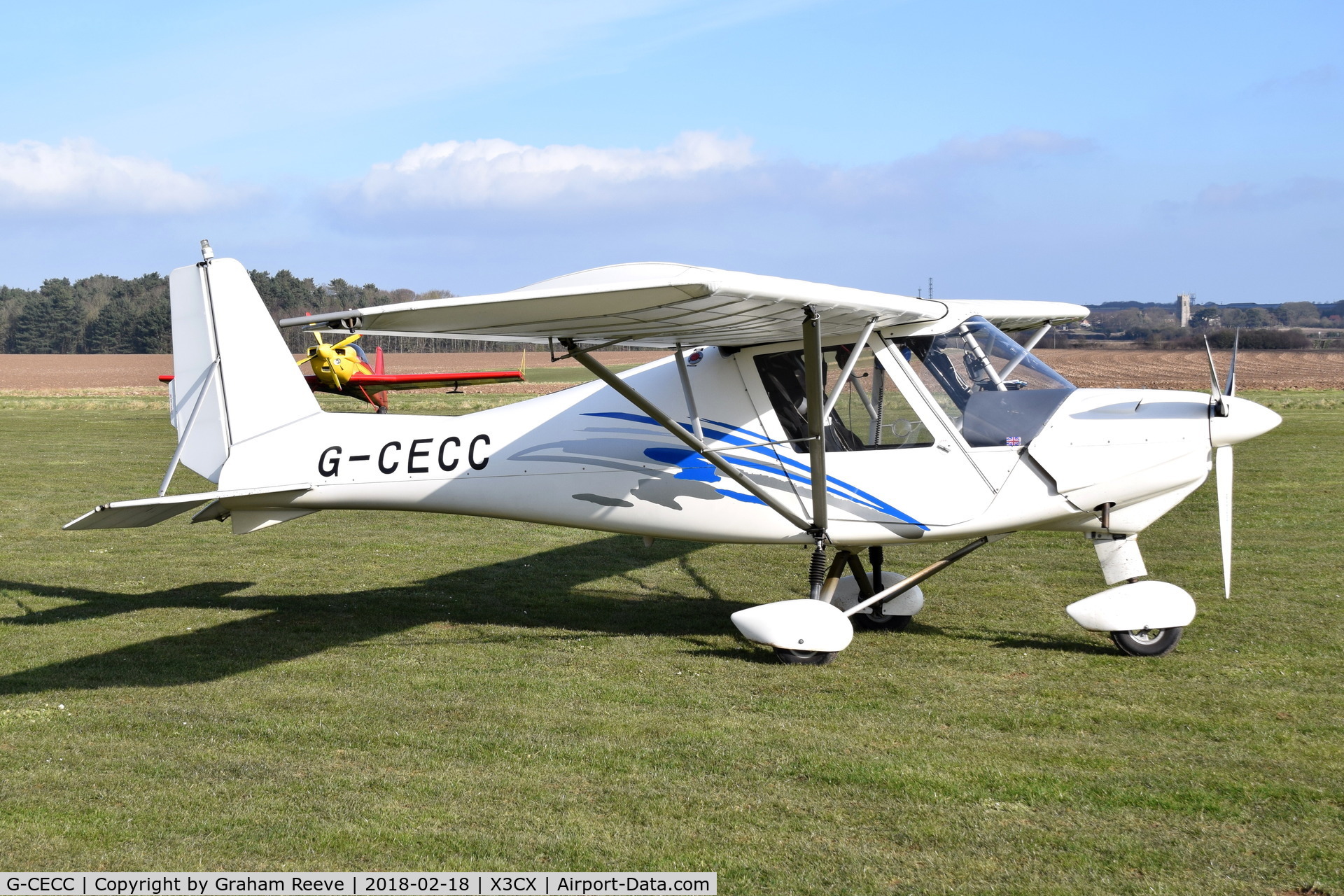 G-CECC, 2006 Comco Ikarus C42 FB80 C/N 0607-6832, Parked at Northrepps.