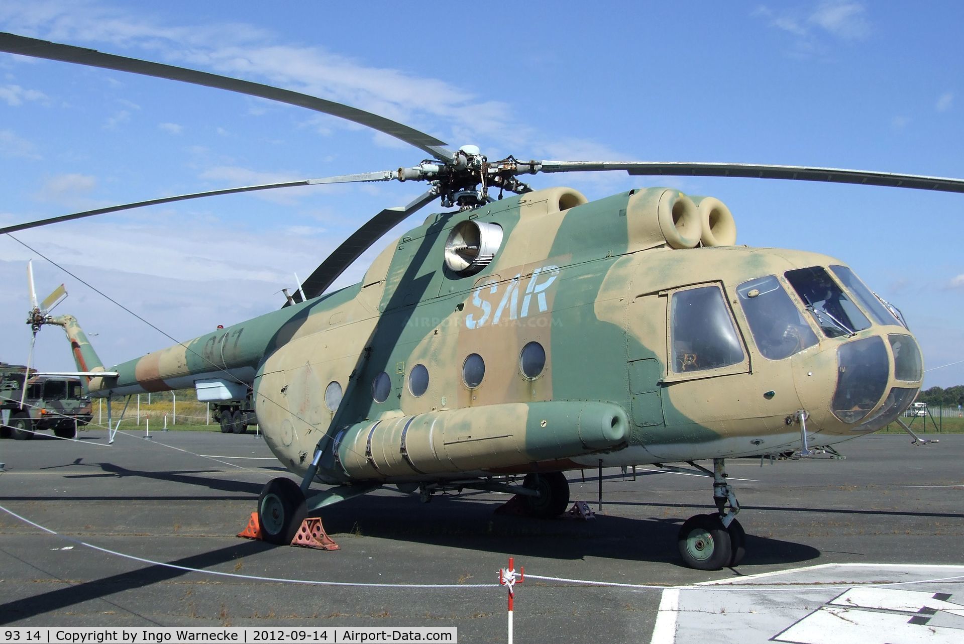 93 14, Mil Mi-8T Hip C/N 10543, Mil Mi-8T HIP at the Luftwaffenmuseum, Berlin-Gatow