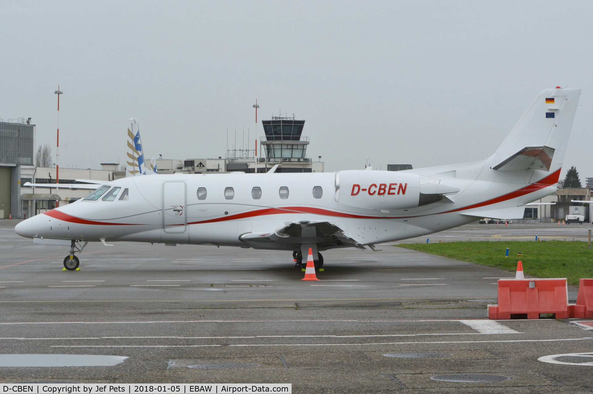 D-CBEN, 2011 Cessna 560XL Citation XLS C/N 560-6089, At Antwerp Airport.