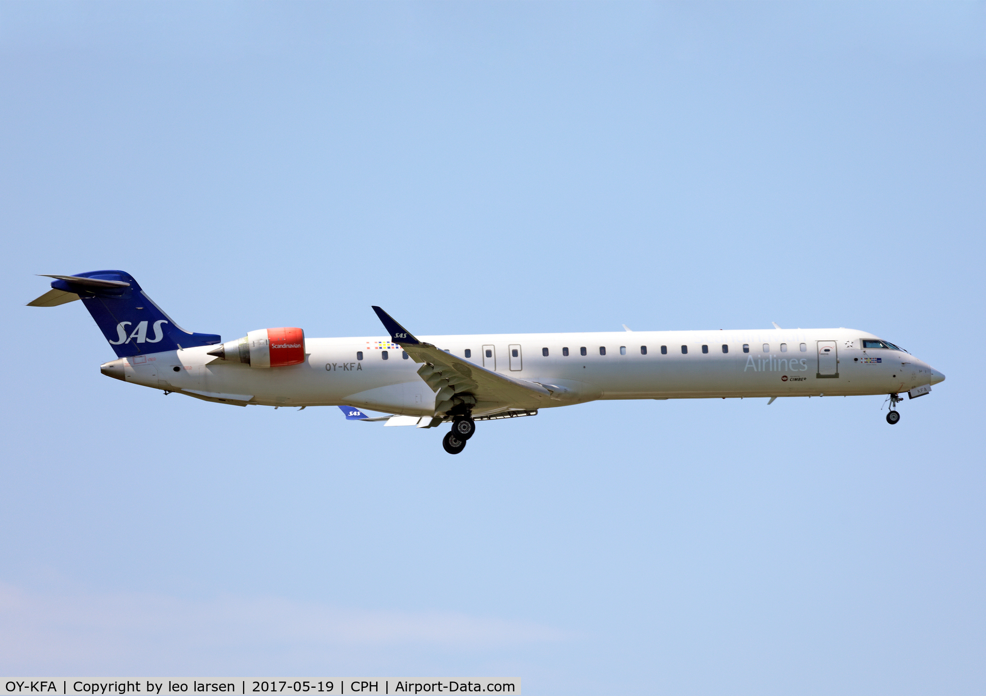 OY-KFA, 2008 Bombardier CRJ-900 (CL-600-2D24) C/N 15206, Copenhagen 19.5.2017