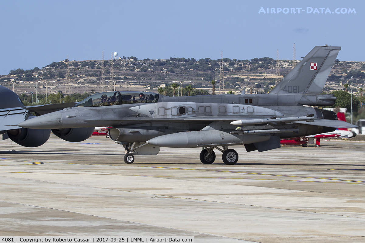 4081, 2003 Lockheed Martin F-16D Fighting Falcon C/N JD-6, Malta International Airshow 2017