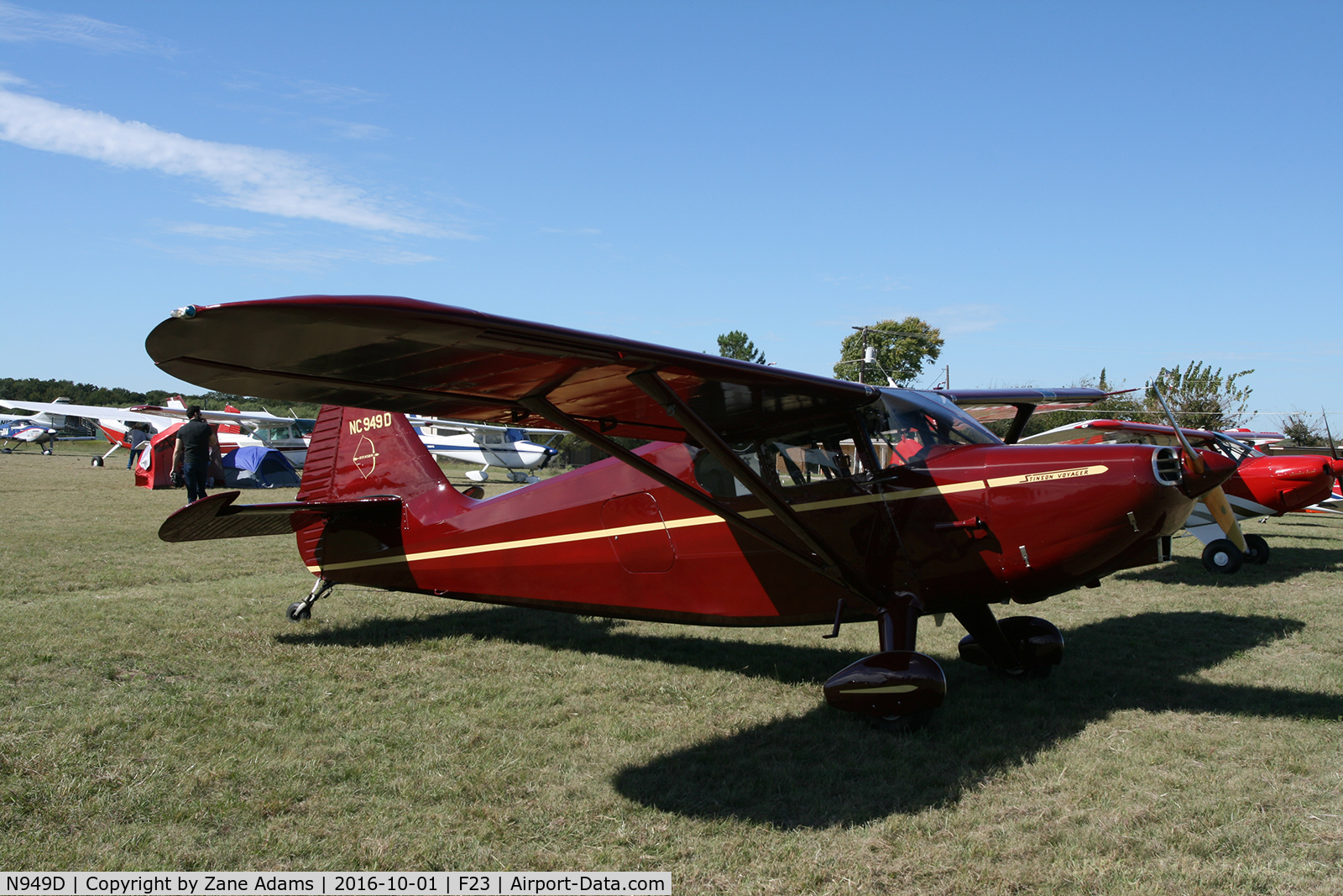 N949D, Stinson 108-2 Voyager C/N 1082949, At the 2016 Ranger, Texas Fly-in