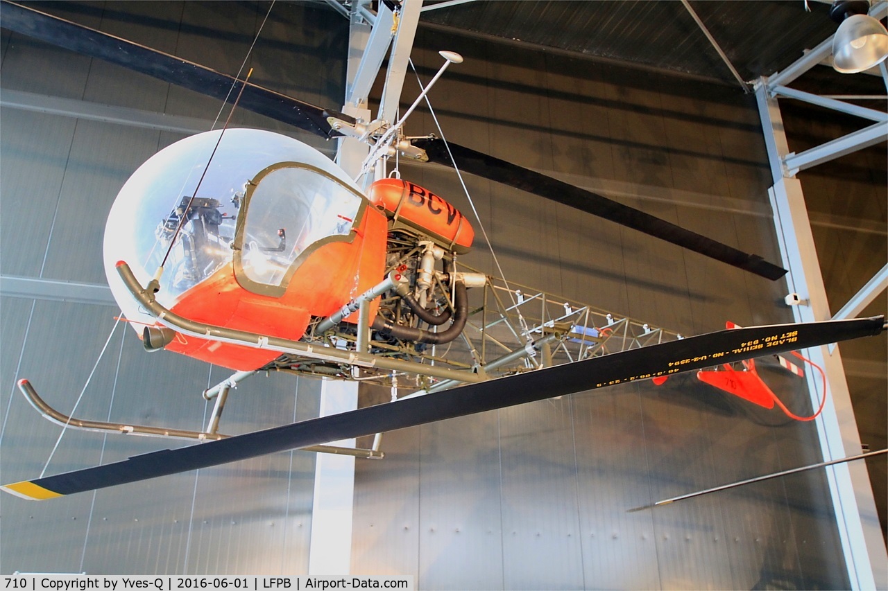 710, Bell 47G C/N 710, Bell 47G, Air & Space Museum Paris-Le Bourget (LFPB)