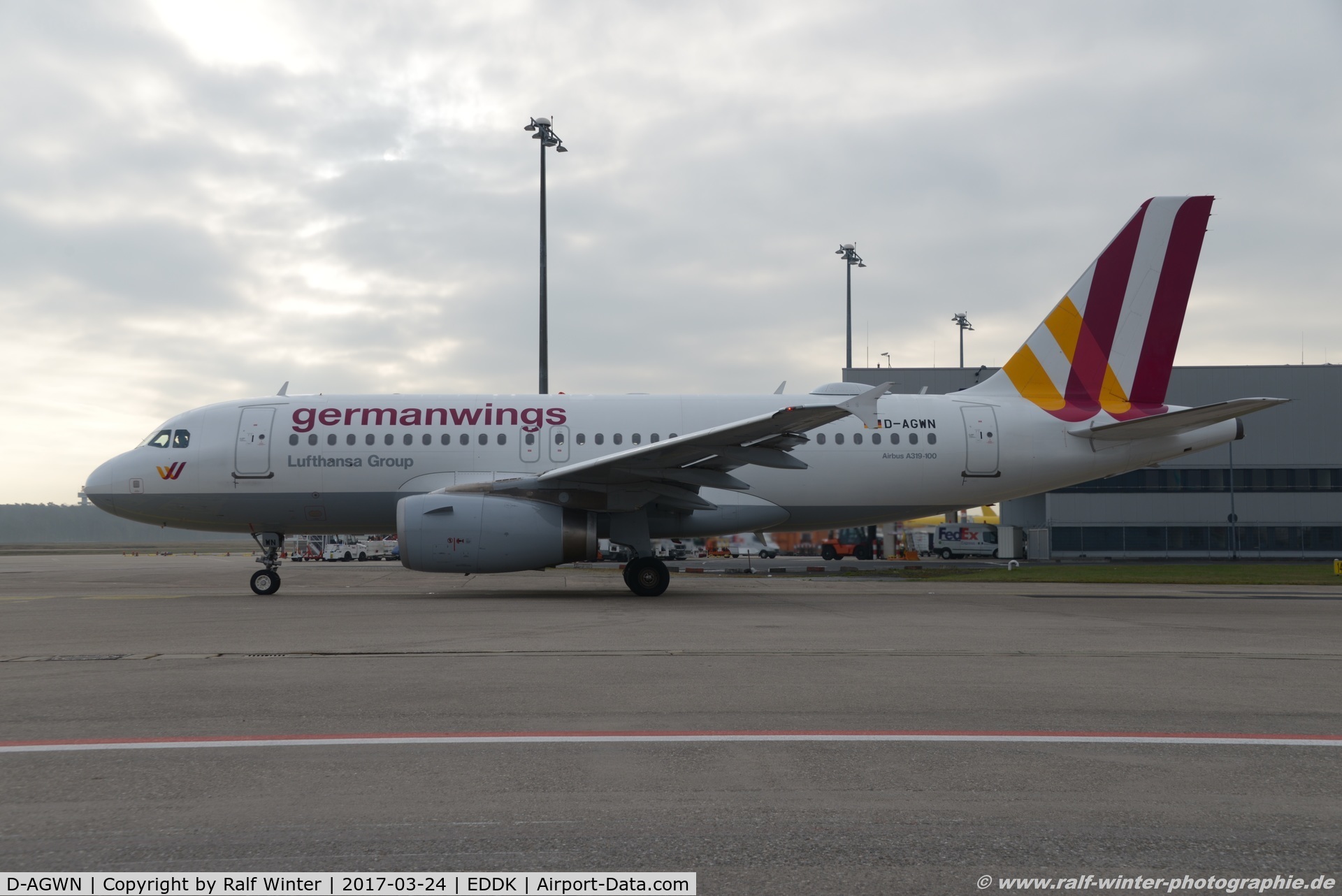 D-AGWN, 2009 Airbus A319-132 C/N 3841, Airbus A319-132 - 4U GWI Germanwings - 3841 - D-AGWN - 24.03.2017 - CGN