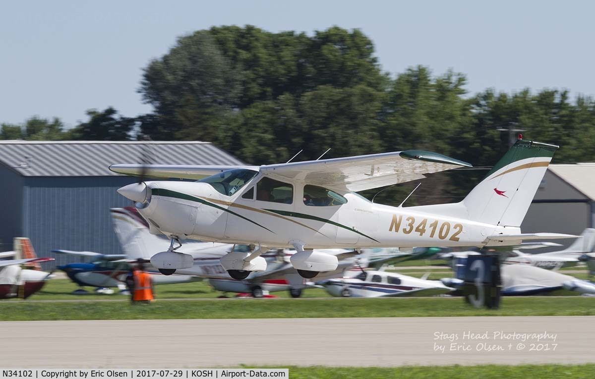 N34102, 1971 Cessna 177B Cardinal C/N 17701642, Cessna 177 at Airventure.