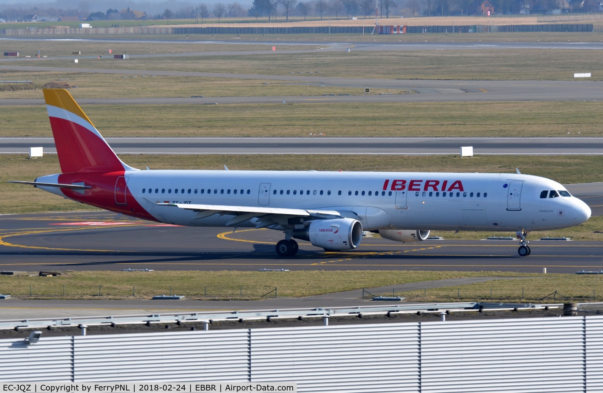 EC-JQZ, 2006 Airbus A321-211 C/N 2736, Iberia A321 on its way for take-off