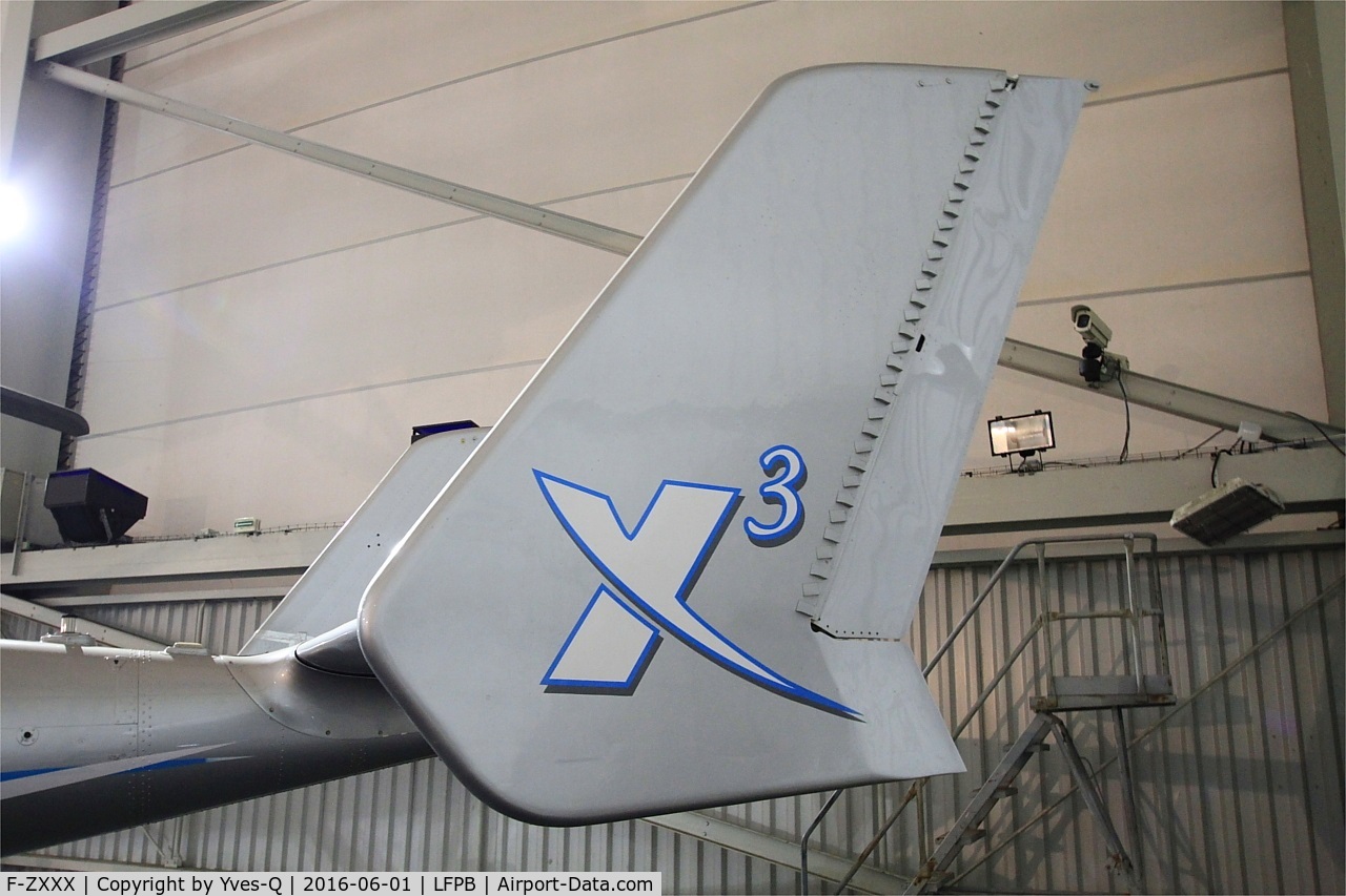 F-ZXXX, 2010 Eurocopter X3 C/N 0001, Eurocopter X3, Tail close up view, Air & Space Museum Paris-Le Bourget (LFPB)