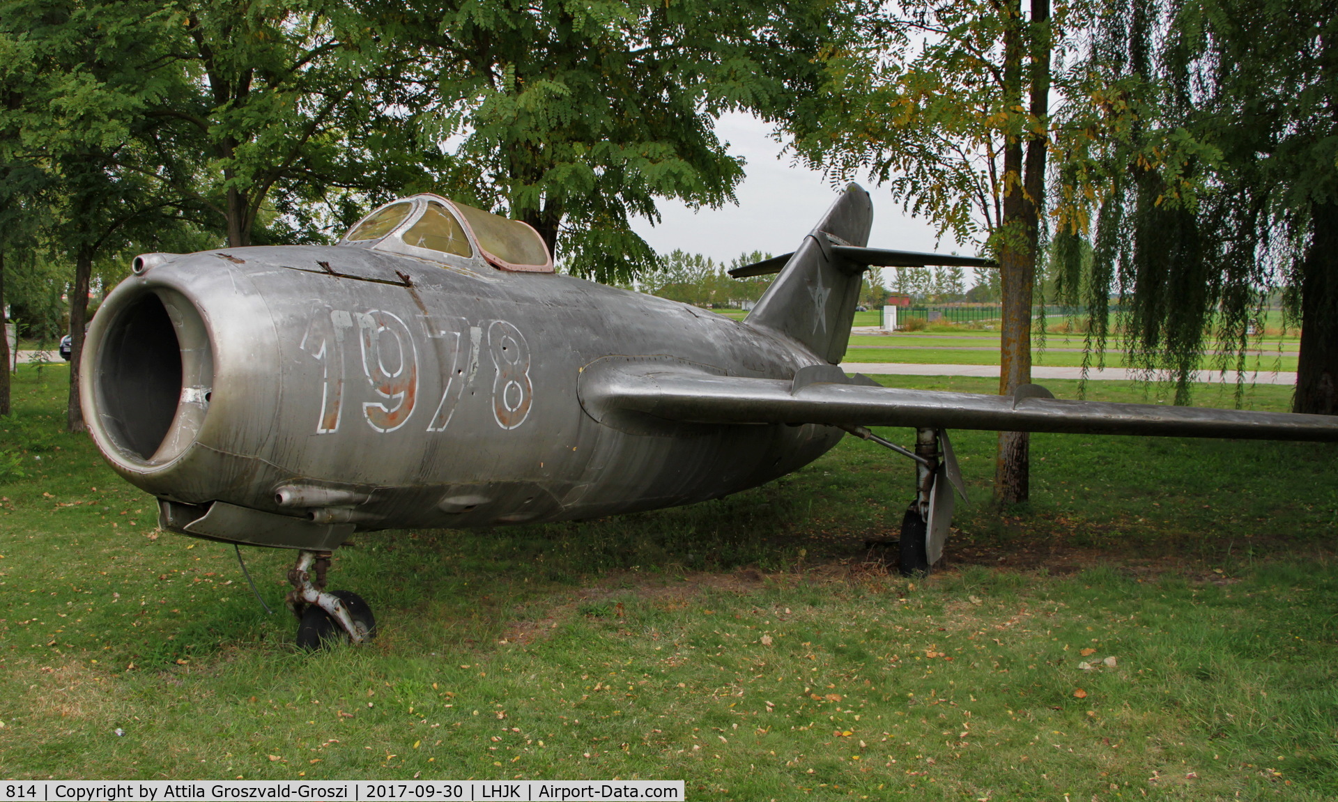 814, 1953 Mikoyan-Gurevich MiG-15 bis C/N 31530814, Jakabszállás Airport, Hungary