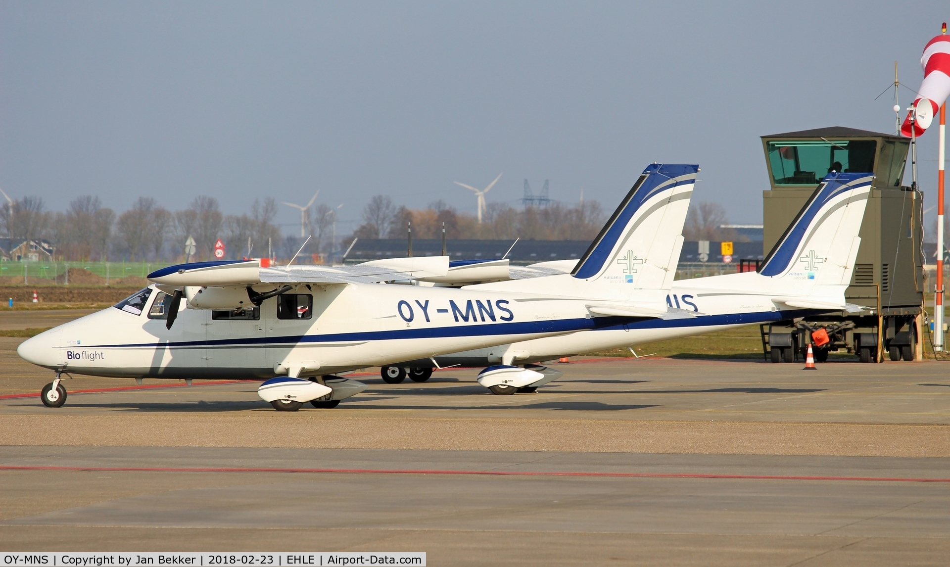 OY-MNS, 2016 Vulcanair P-68C C/N 502, Lelystad Airport