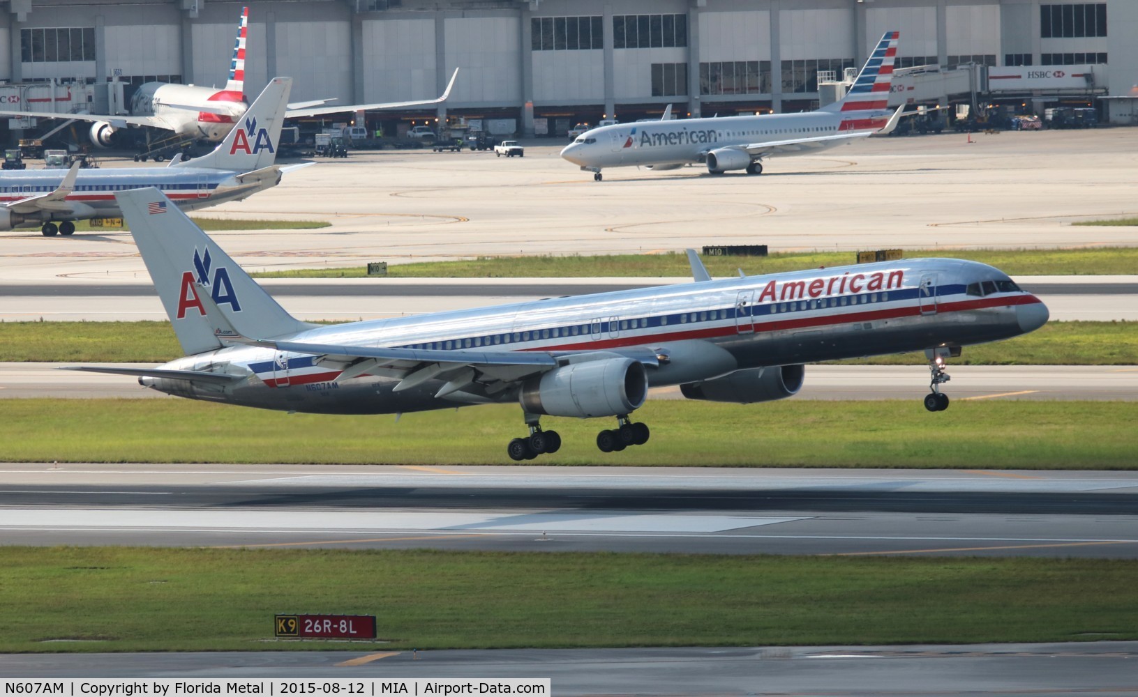 N607AM, 1996 Boeing 757-223 C/N 27058, American