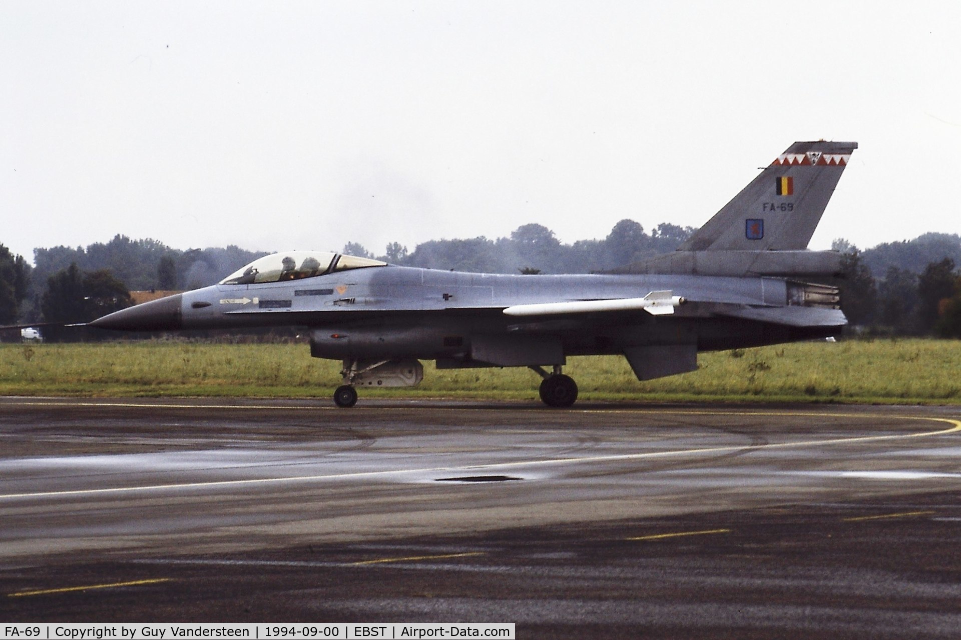 FA-69, 1983 SABCA F-16AM Fighting Falcon C/N 6H-69, BAF demo F-16 at EBST Sept 1994