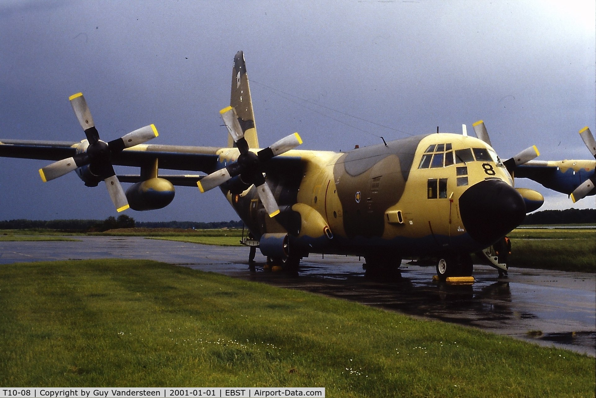 T10-08, 1979 Lockheed C-130H Hercules C/N 382-4835, Support aircraft Squadron exchange at EBST