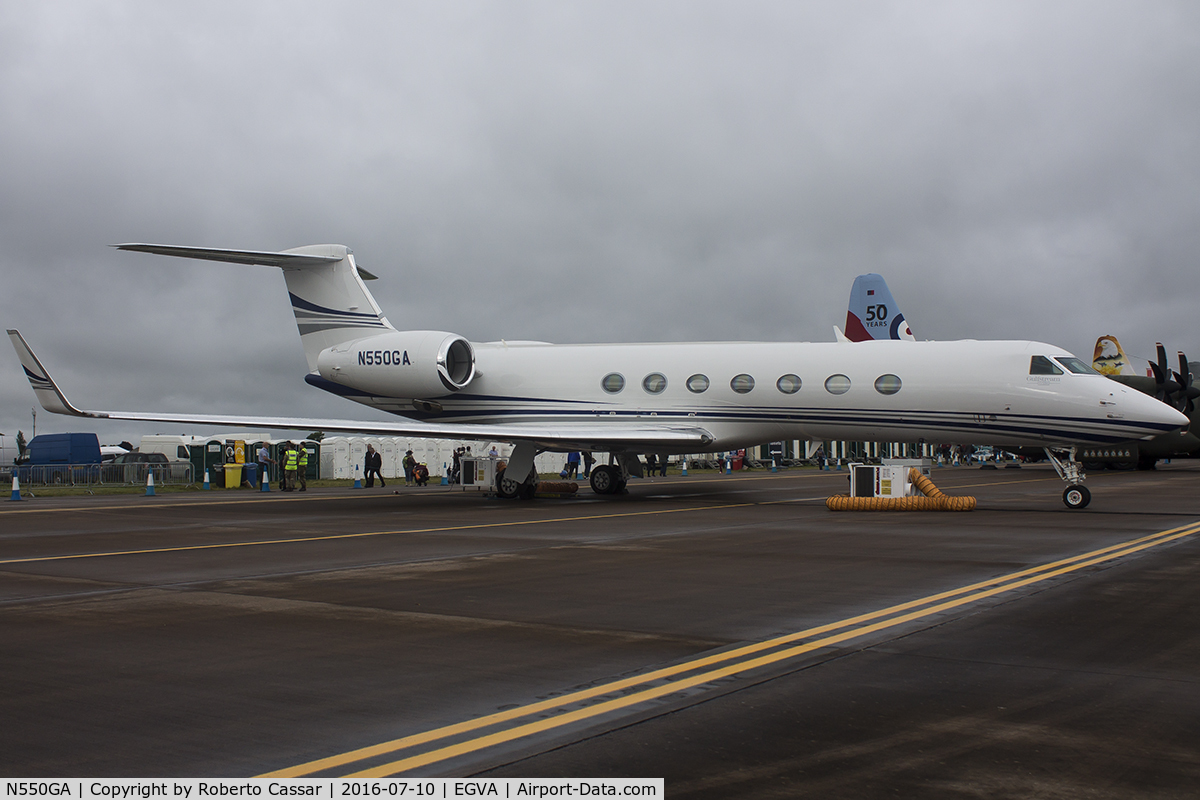 N550GA, 2013 Gulfstream Aerospace GV-SP (G550) C/N 5418, Royal International Air Tattoo 2016