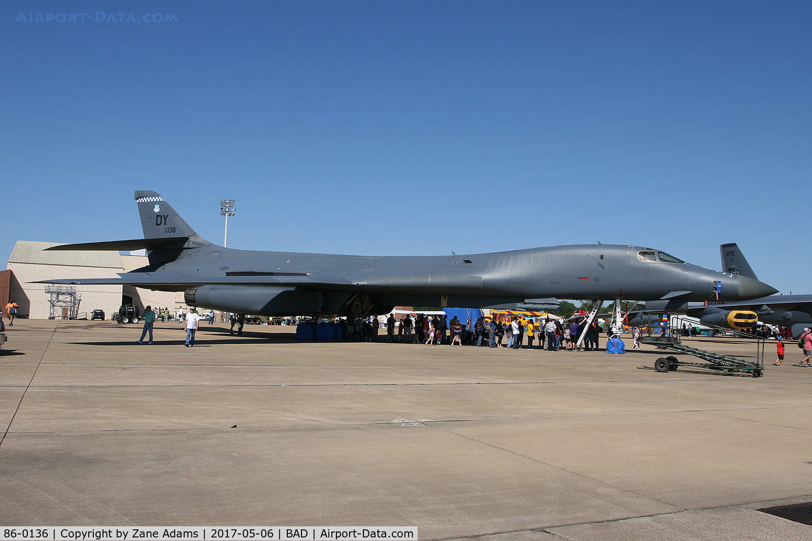 86-0136, 1986 Rockwell B-1B Lancer C/N 96, At the 2017 Barksdale AFB Airshow