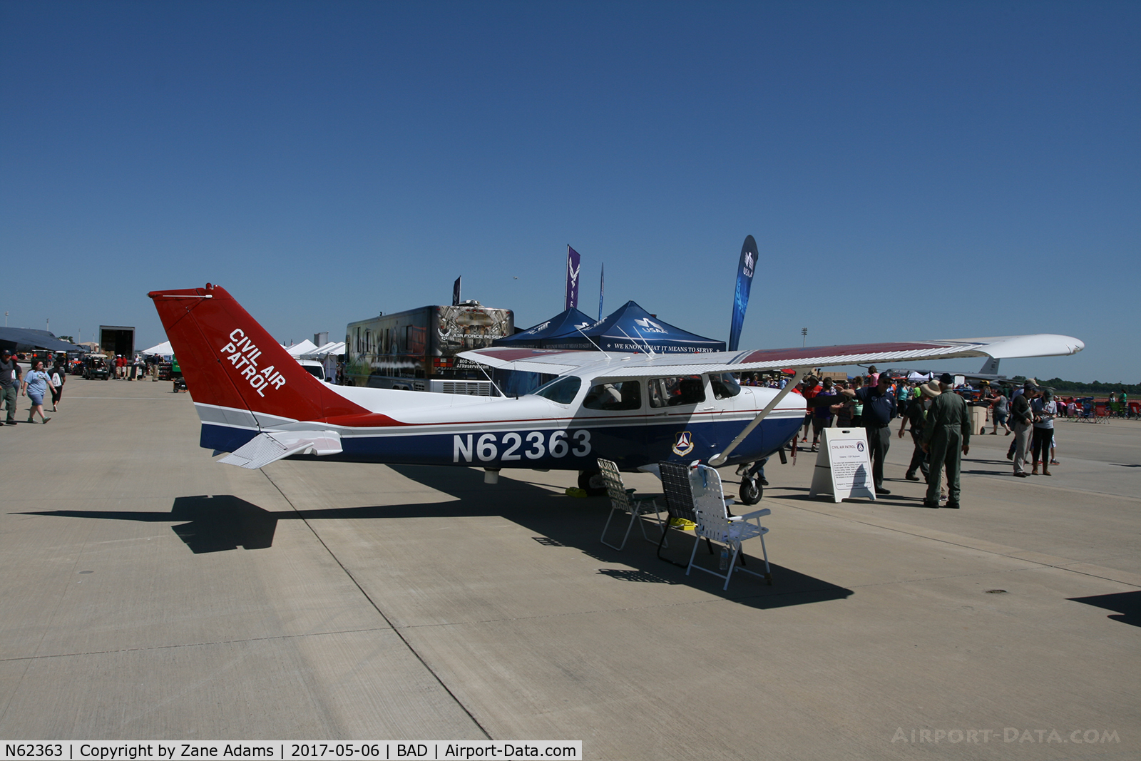 N62363, 1981 Cessna 172P C/N 17275258, At the 2017 Barksdale AFB Airshow