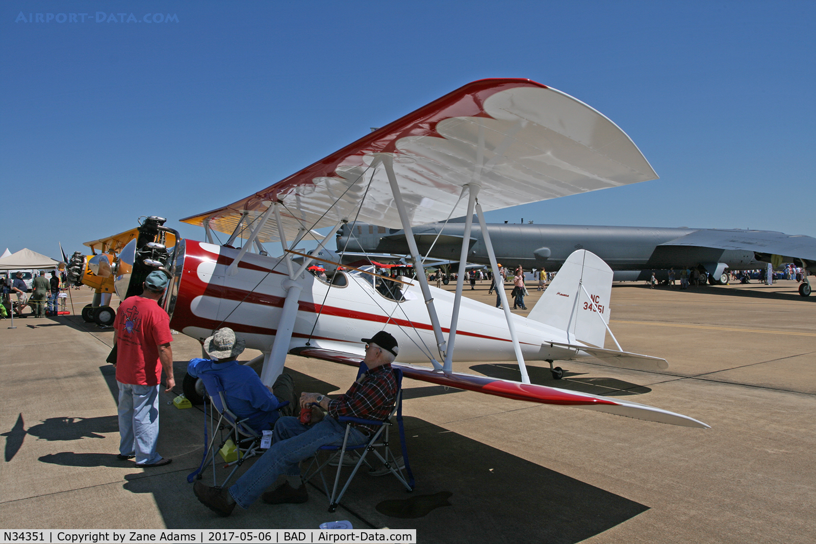 N34351, 1943 Meyers OTW-160 C/N 95, At the 2017 Barksdale AFB Airshow